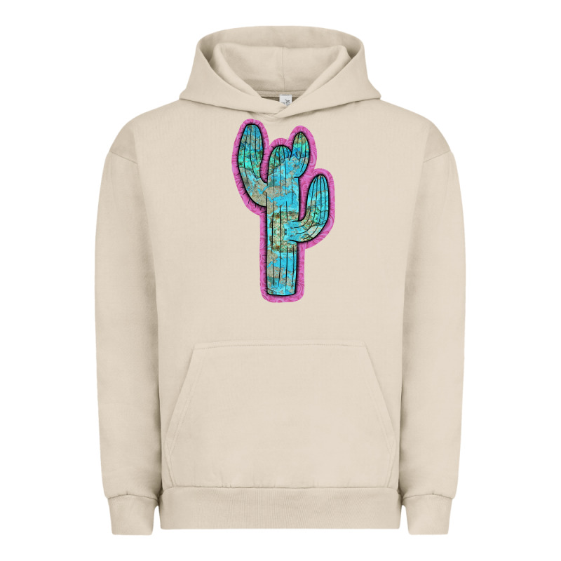 Western Turquoise Cactus Urban Hoodie by RanaPortraitStore | Teevron