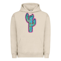 Pigment French Oak Western Turquoise Cactus Urban Hoodie - RanaPortraitStore