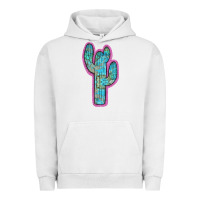 Pigment Lunar Rock Western Turquoise Cactus Urban Hoodie - RanaPortraitStore