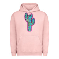 Pigment Salmon Western Turquoise Cactus Urban Hoodie - RanaPortraitStore