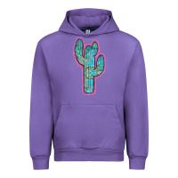 Tulip Western Turquoise Cactus Urban Hoodie - RanaPortraitStore