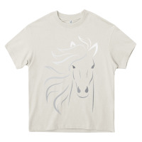 Cream horse lover gifts Heavy Core Tee - StudioElite