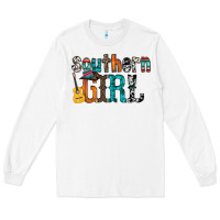 White southern girl Long Sleeve Tee - RacoonDesign