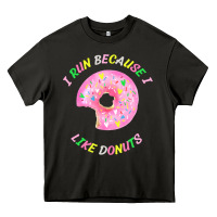 Asphalt i run because i like donuts Heavy Core Tee - StudioElite