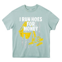 Arona heavy equipment operator i run hoes for money usa flag t shirt Heavy Core Tee - StudioElite