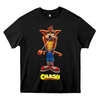 Black Crash Bandicoot  Yo Yo Heavy Core Tee - StudioElite