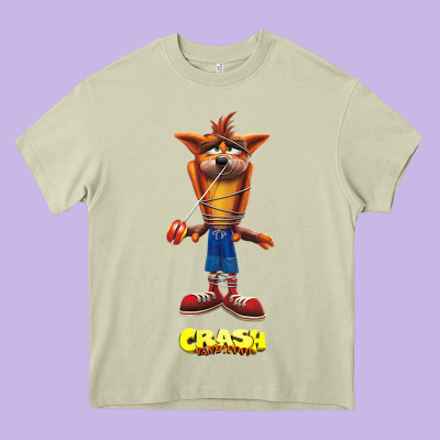 Crash Bandicoot  Yo Yo Heavy Core Tee Designed By Studioelite