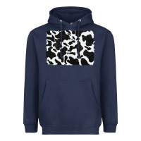 Navy distressed black glitter cowhide pattern Heavyweight Hoodie - RanaPortraitStore