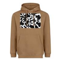 Toasted Coconut distressed black glitter cowhide pattern Heavyweight Hoodie - RanaPortraitStore