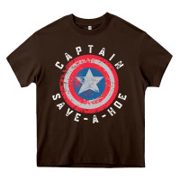 Captain Save-a-hoe Vintage Funny Retro Heavy Core Tee | Teevron