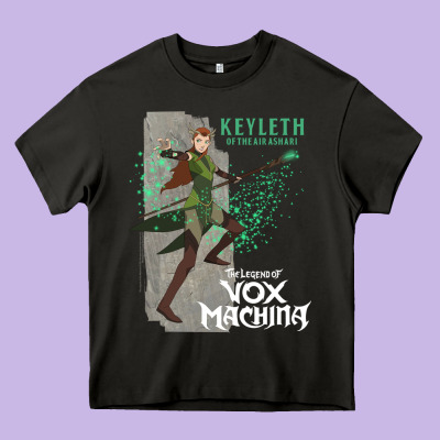 The Legend Of Vox Machina Keyleth Long Sleeve T Sh Heavy Core Tee Designed By Studioelite