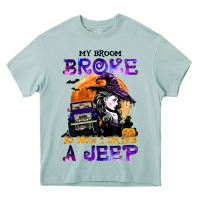 Arona my broom broke so now i drive a j.e.e.p witch halloween t shirt Heavy Core Tee - StudioElite