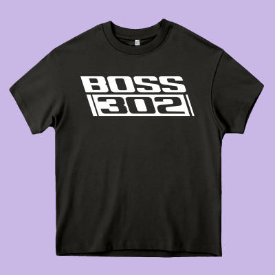 Boss 302 (white) Heavy Core Tee Designed By Studioelite