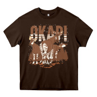 Chocolate Brown okapi t  shirt wildlife okapi lover africa safari zoo animal okapi t Heavy Core Tee - StudioElite