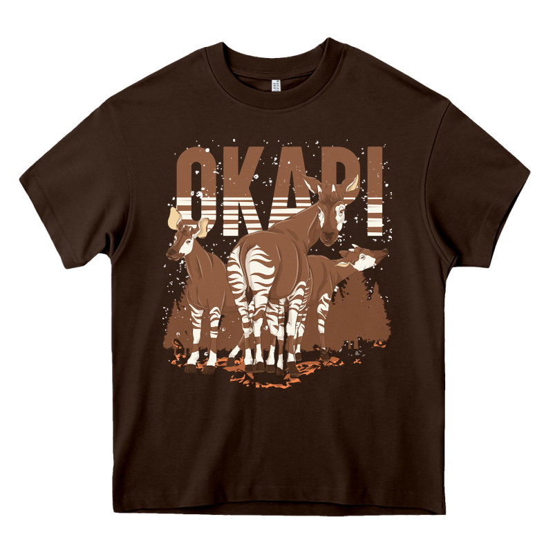 Okapi T  Shirt Wildlife Okapi Lover Africa Safari Zoo Animal Okapi T Heavy Core Tee by StudioElite | Teevron