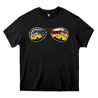 Black Bus Driver Sunglasses Heavy Core Tee - Jasminsmagicworld