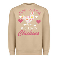 Mushroom Just A Girl Who Love Chickens Heavyweight Sweatshirt - Bettercallsaul