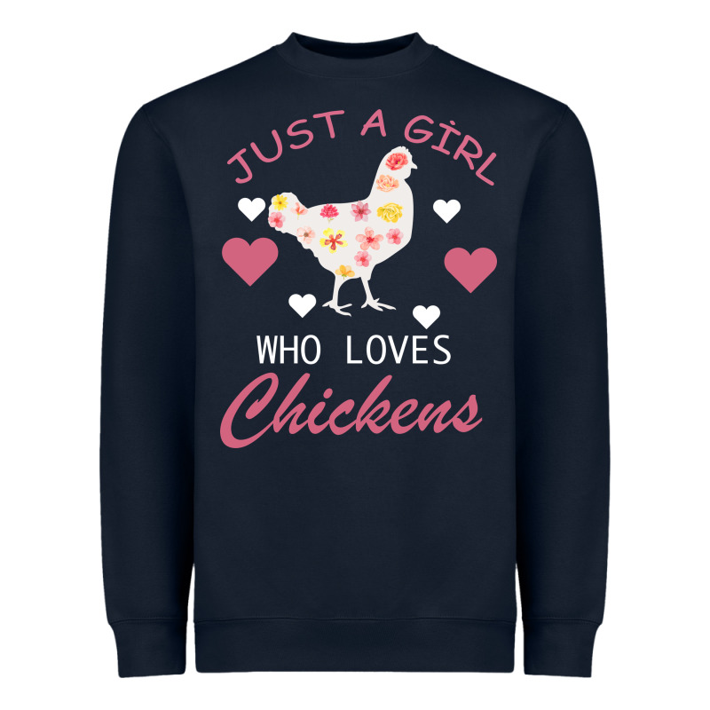 Just A Girl Who Love Chickens Heavyweight Sweatshirt by Bettercallsaul | Teevron