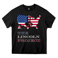 The Lincoln Project Save Usa Abraham Lincoln American Flag T Shirt Heavy Core Tee | Teevron