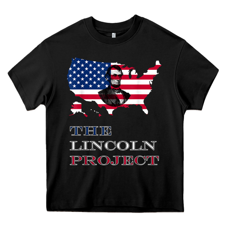 The Lincoln Project Save Usa Abraham Lincoln American Flag T Shirt Heavy Core Tee by StudioElite | Teevron