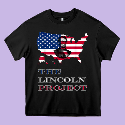 The Lincoln Project Save Usa Abraham Lincoln American Flag T Shirt Heavy Core Tee Designed By Studioelite