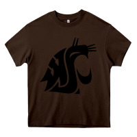 Chocolate Brown washington state cougars football Heavy Core Tee - StudioElite