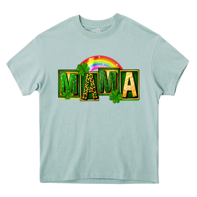 St. Patricks Day Mama Heavy Core Tee by FaDigitalArtStudio | Teevron