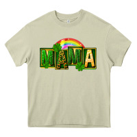 Mossy St. Patricks Day mama Heavy Core Tee - FaDigitalArtStudio