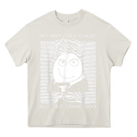Cream no i don't listen to music because it fuckking suckks t shirt Heavy Core Tee - StudioElite