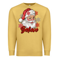 Antique Gold santa believe Premium Sweatshirt - RanaPortraitStore