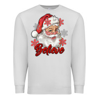 Dove Grey santa believe Premium Sweatshirt - RanaPortraitStore