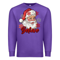 Purple santa believe Premium Sweatshirt - RanaPortraitStore
