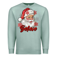 Seafoam santa believe Premium Sweatshirt - RanaPortraitStore