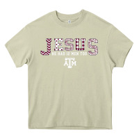 Mossy Texas A&m Aggies Jesus - Had 12 Men - Patterned Heavy Core Tee - PixelFlow