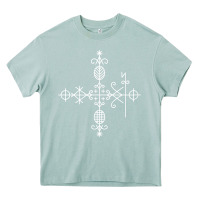 Arona haitian veve  voodoo symbol t shirt Heavy Core Tee - PixelFlow