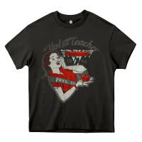 Asphalt hot teacher halen Essential Heavy Core Tee - PixelFlow