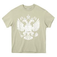 Mossy russian double headed eagle for a russia fan gift t shirt Heavy Core Tee - PixelFlow