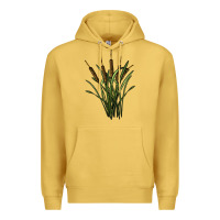 Antique Gold reeds Premium Hoodie - BarkalooDesign