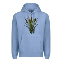 Colony Blue reeds Premium Hoodie - BarkalooDesign