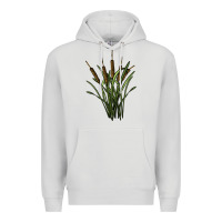 Dove Grey reeds Premium Hoodie - BarkalooDesign