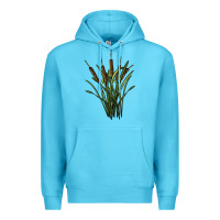 Ocean Blue reeds Premium Hoodie - BarkalooDesign