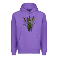 Purple reeds Premium Hoodie - BarkalooDesign