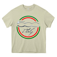 Mossy fiat 500   italy Heavy Core Tee - PixelFlow