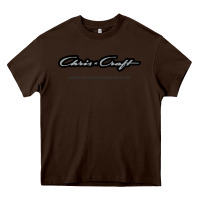 Chocolate Brown Chris Craft Boats Heavy Core Tee - PixelFlow
