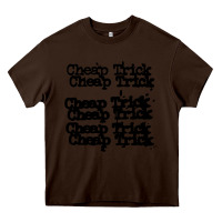 Chocolate Brown cheap trick Heavy Core Tee - PixelFlow
