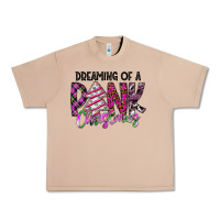 Dreaming Of A Pink Christmas Urban Heavy Tee | Teevron
