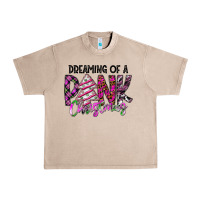 French Oak Dreaming Of A Pink Christmas Urban Heavy Tee - CowhideDigitalArt