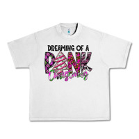 Lunar Rock Dreaming Of A Pink Christmas Urban Heavy Tee - CowhideDigitalArt