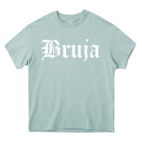 Arona womens bruja old english chola witchy v neck t shirt Heavy Core Tee - PixelFlow