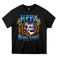 Black Kppx Rebel Radio Heavy Core Tee - PixelFlow